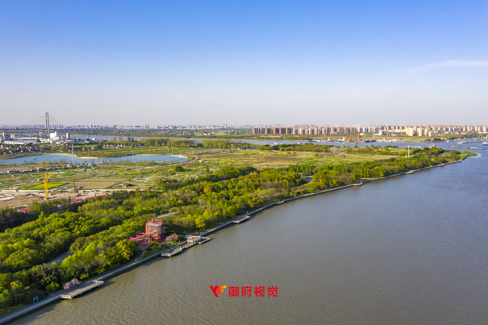 闵行滨江,湿地公园,咖啡馆,航拍摄影,上海建筑摄影